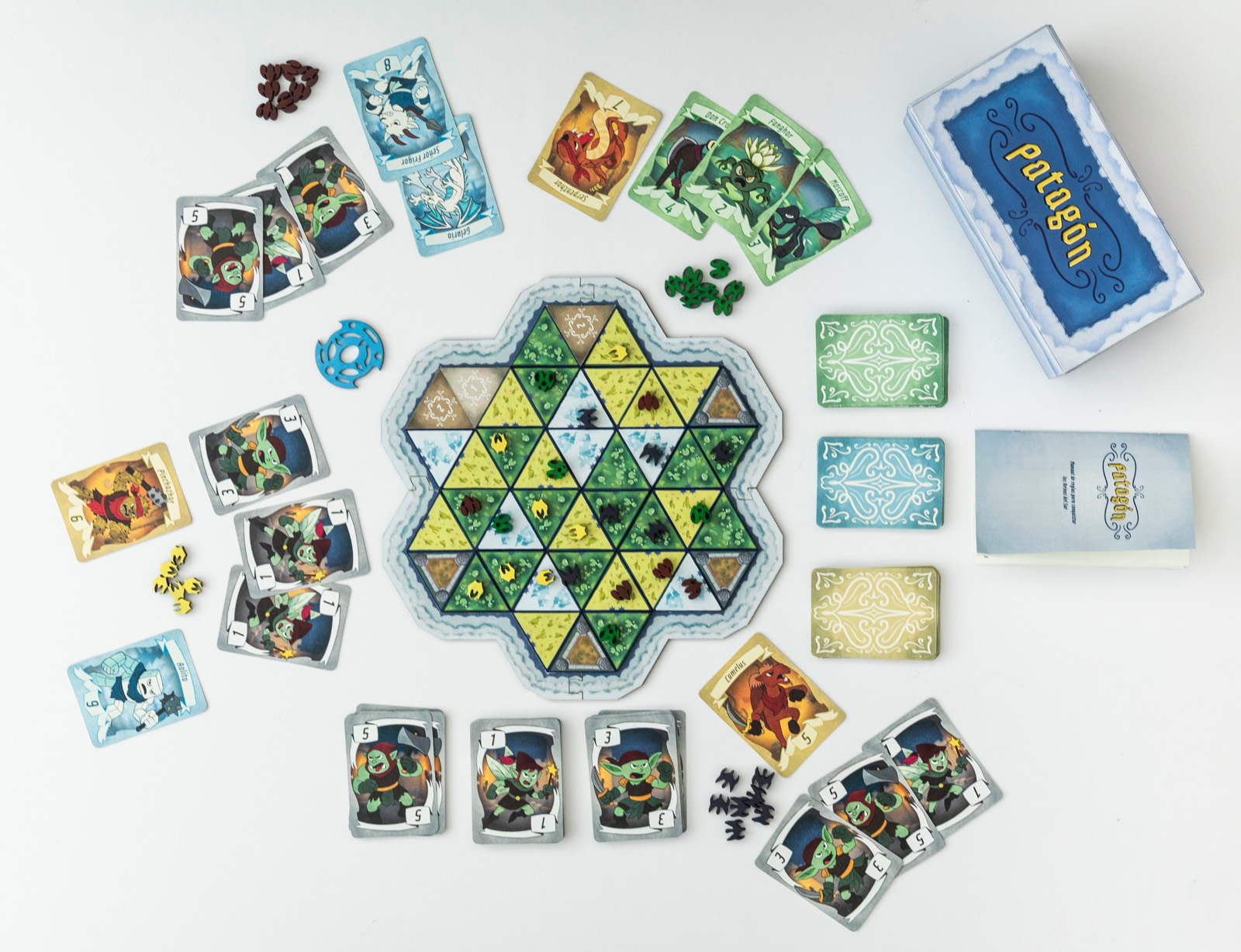 Patagón — juego desplegado completo