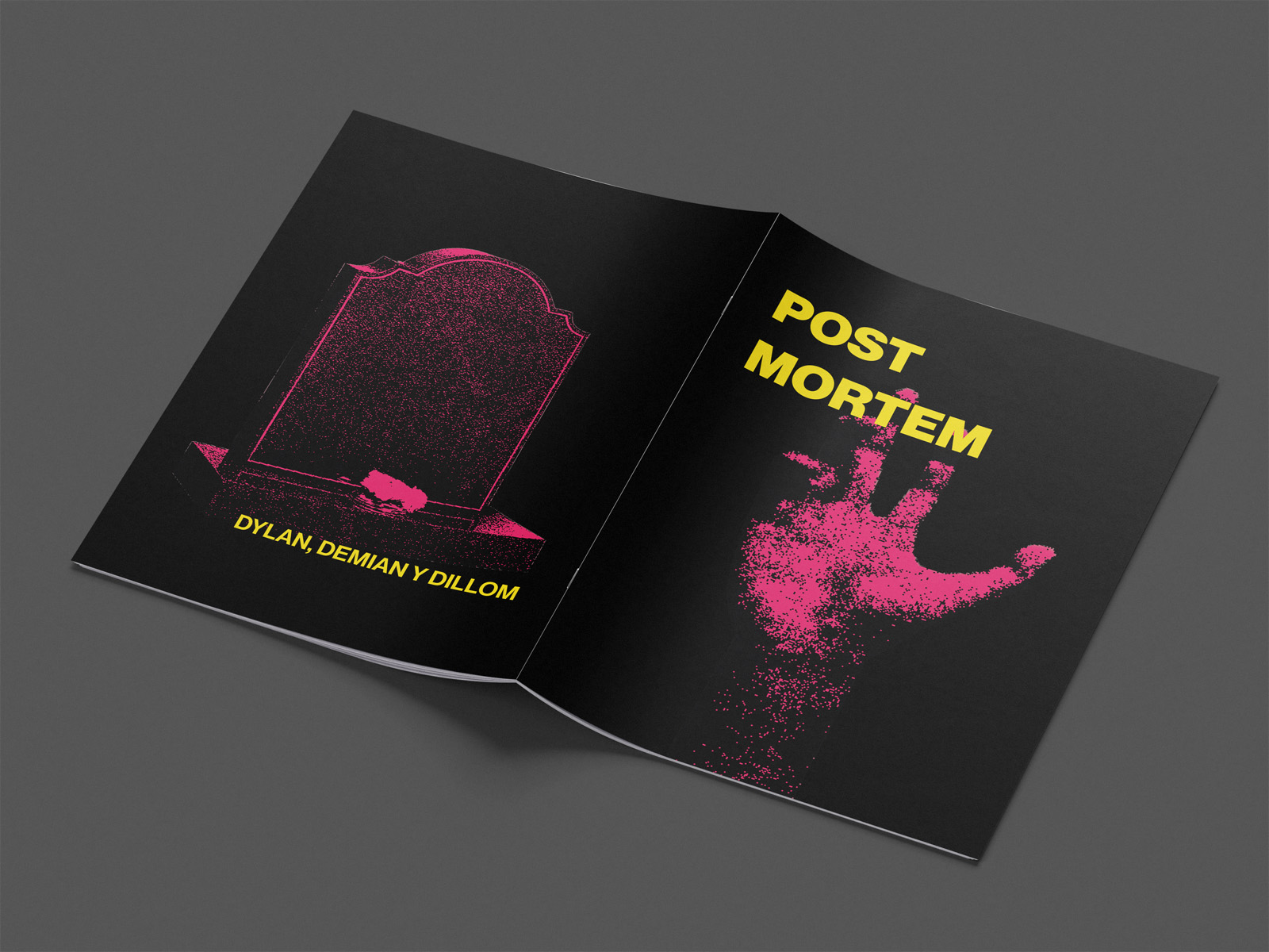 Post Mortem — tapa y contratapa